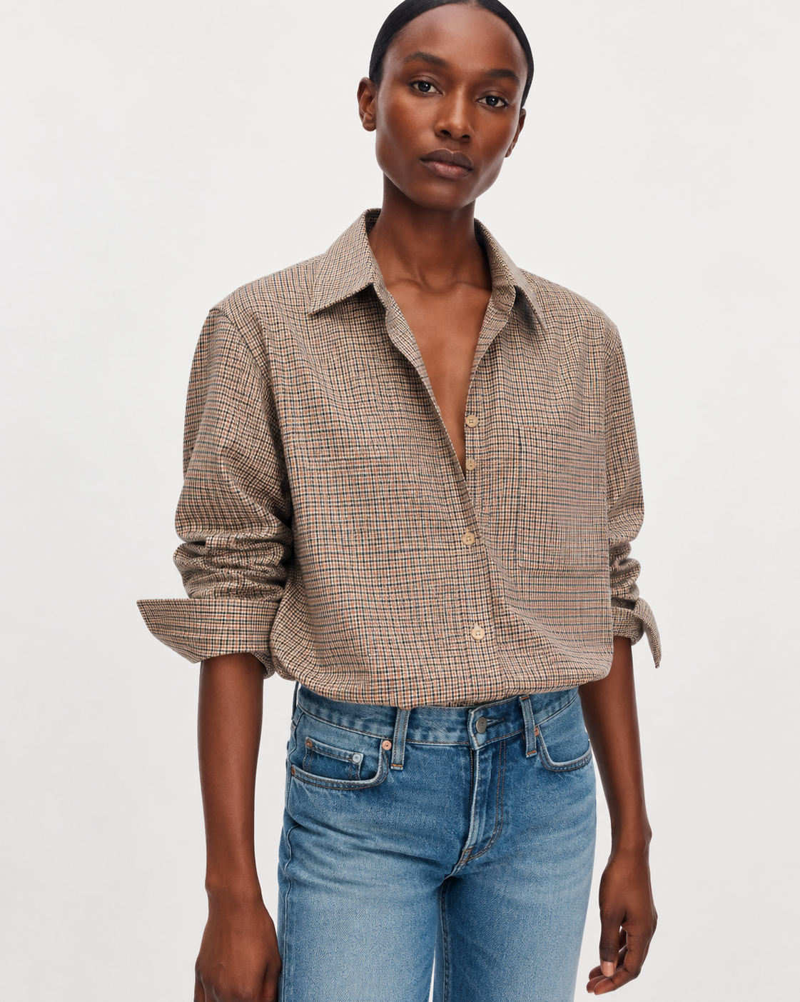 Rag & Bone Connie Plaid Shirt RAGA26FSMCO