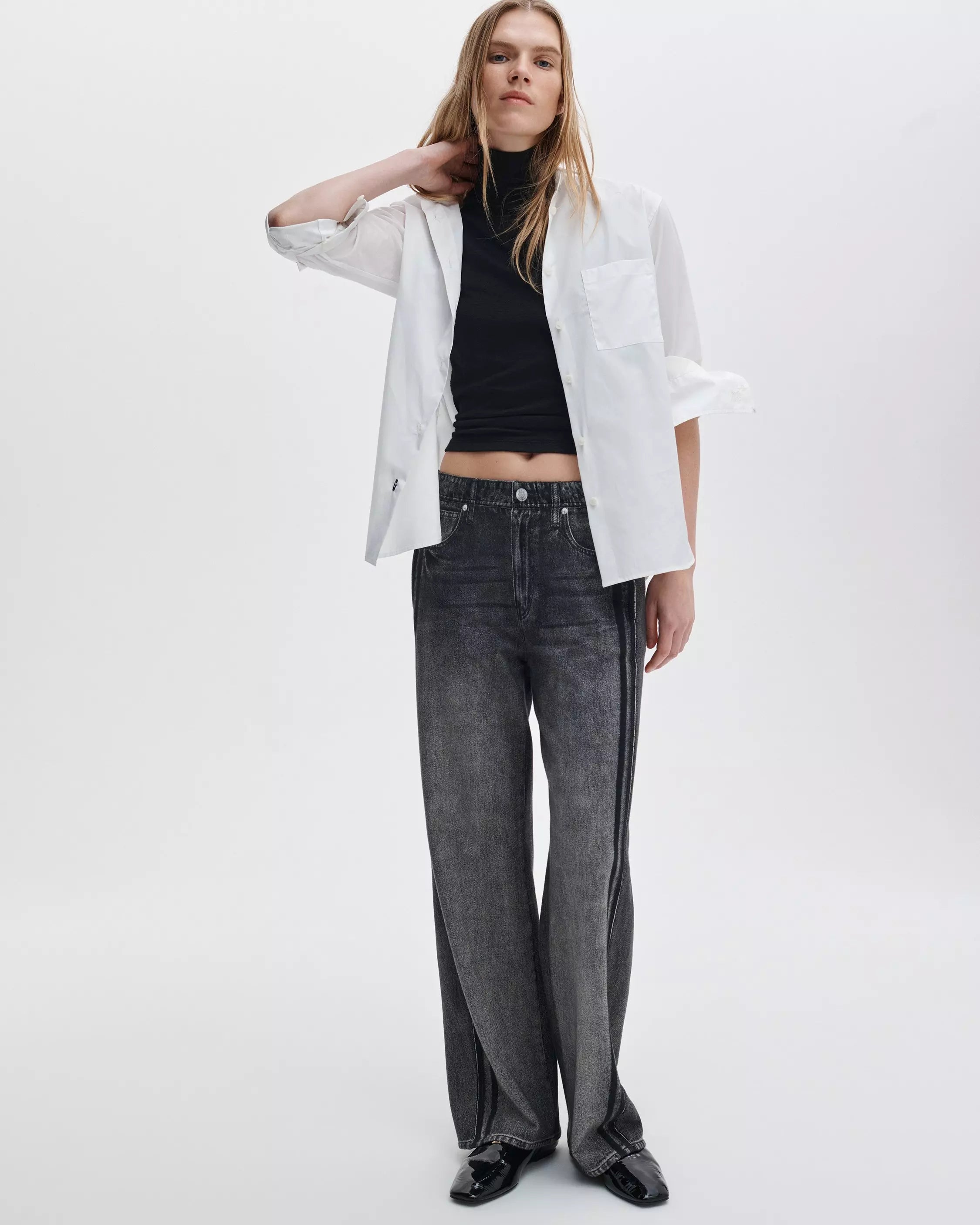 Rag and Bone Miramar Wide-Leg Track Pants