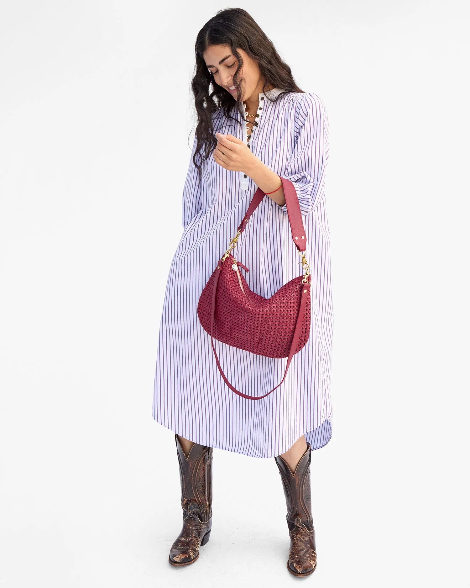 Clare V. Moyen Messenger CVH1000339-PLUMY-OS