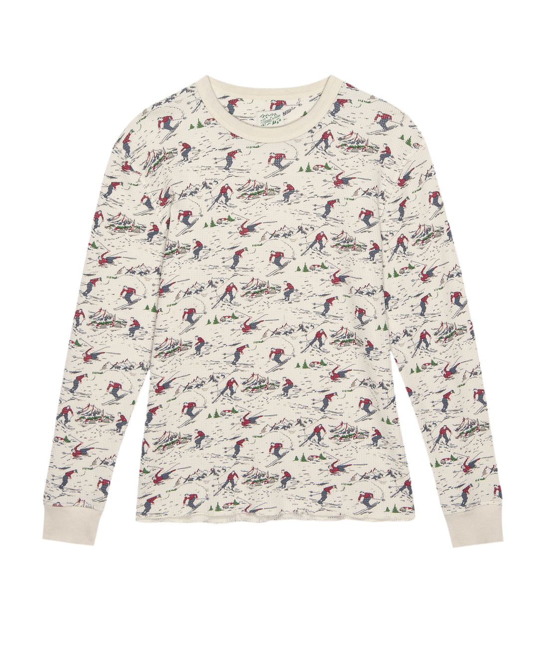 The Great The Classic Crew Thermal in Slopeside Print