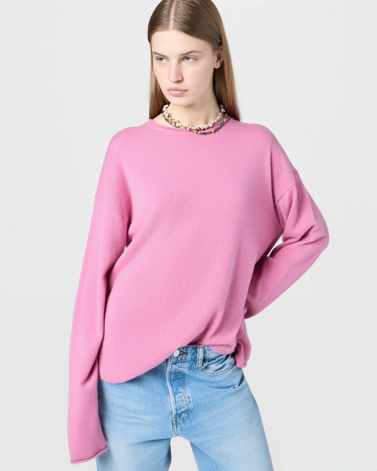 Guest in Residence Cashmere Oversized Crew U10110JL