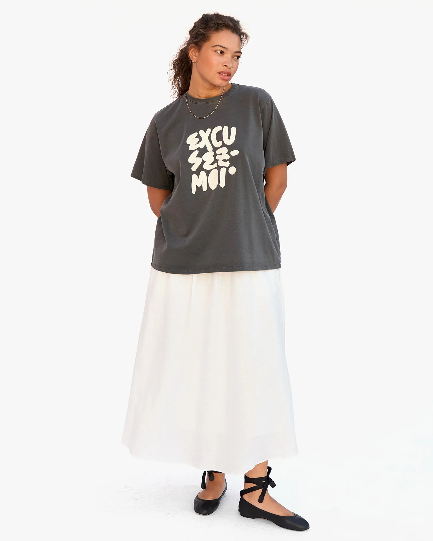 Clare V. Original Tee CVA1000391-FDBLK-XS