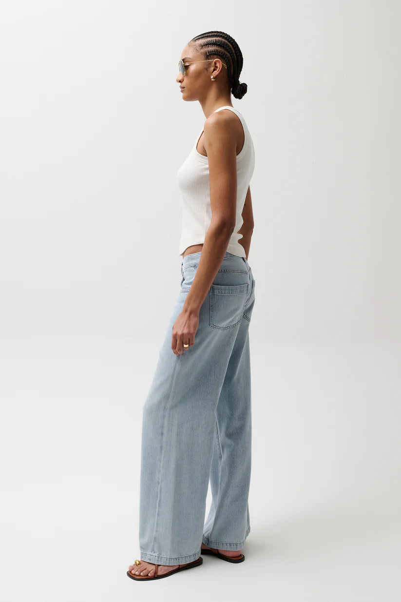 Pistola Jaydn Mid Rise Palazzo Jean Chateau