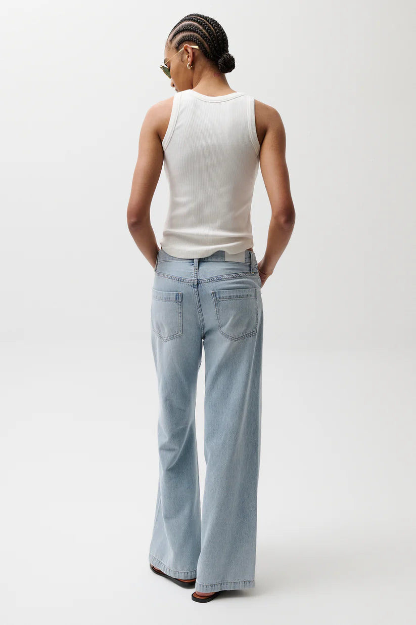 Pistola Jaydn Mid Rise Palazzo Jean Chateau