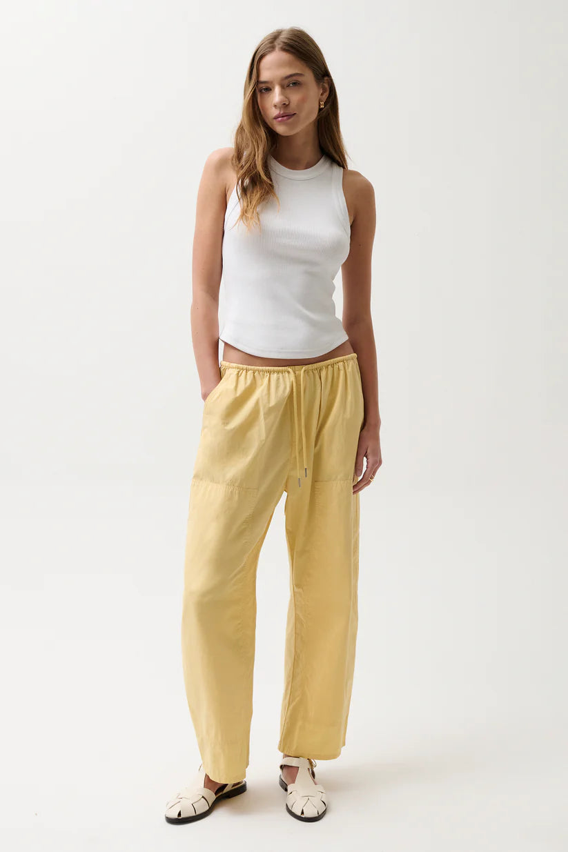 Pistola Theo Poplin Pant Light Turmeric