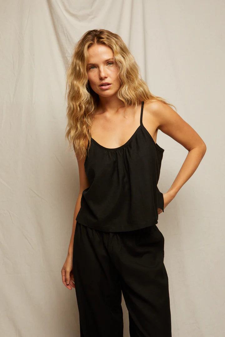 Perfect White Tee Paulette Linen Tank Top