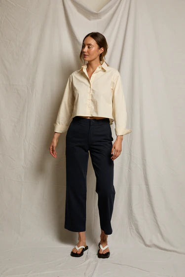 Perfect White Tee Pia Straight Leg Pant
