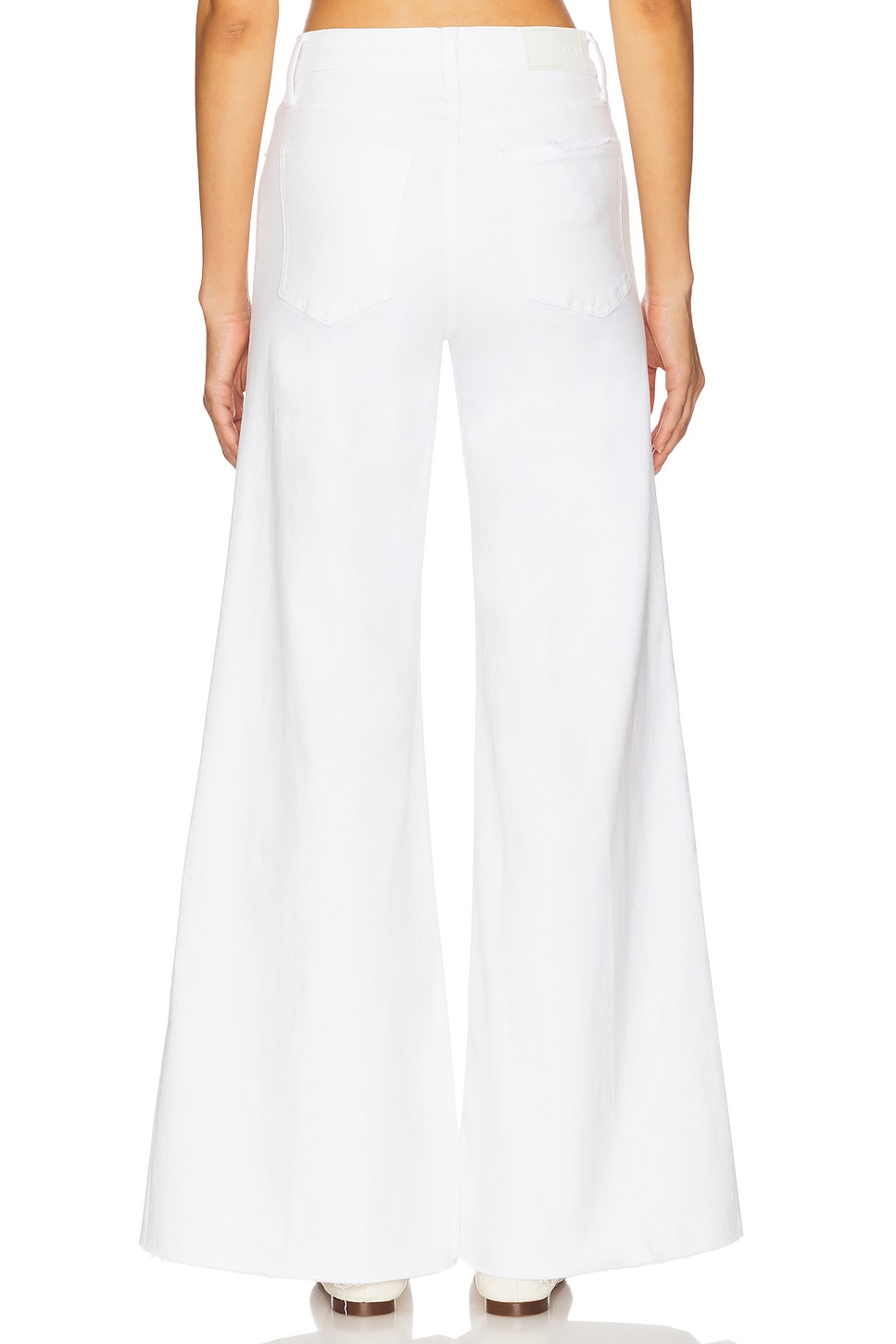 Pistola Izzy Mid Rise Wide Leg - Vivid White