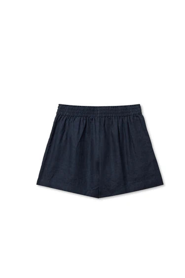 Perfect White Tee Malin Linen Short