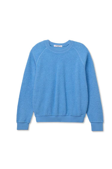 Perfect White Tee Ziggy Reverse Fleece Crew Neck Sweatshirt