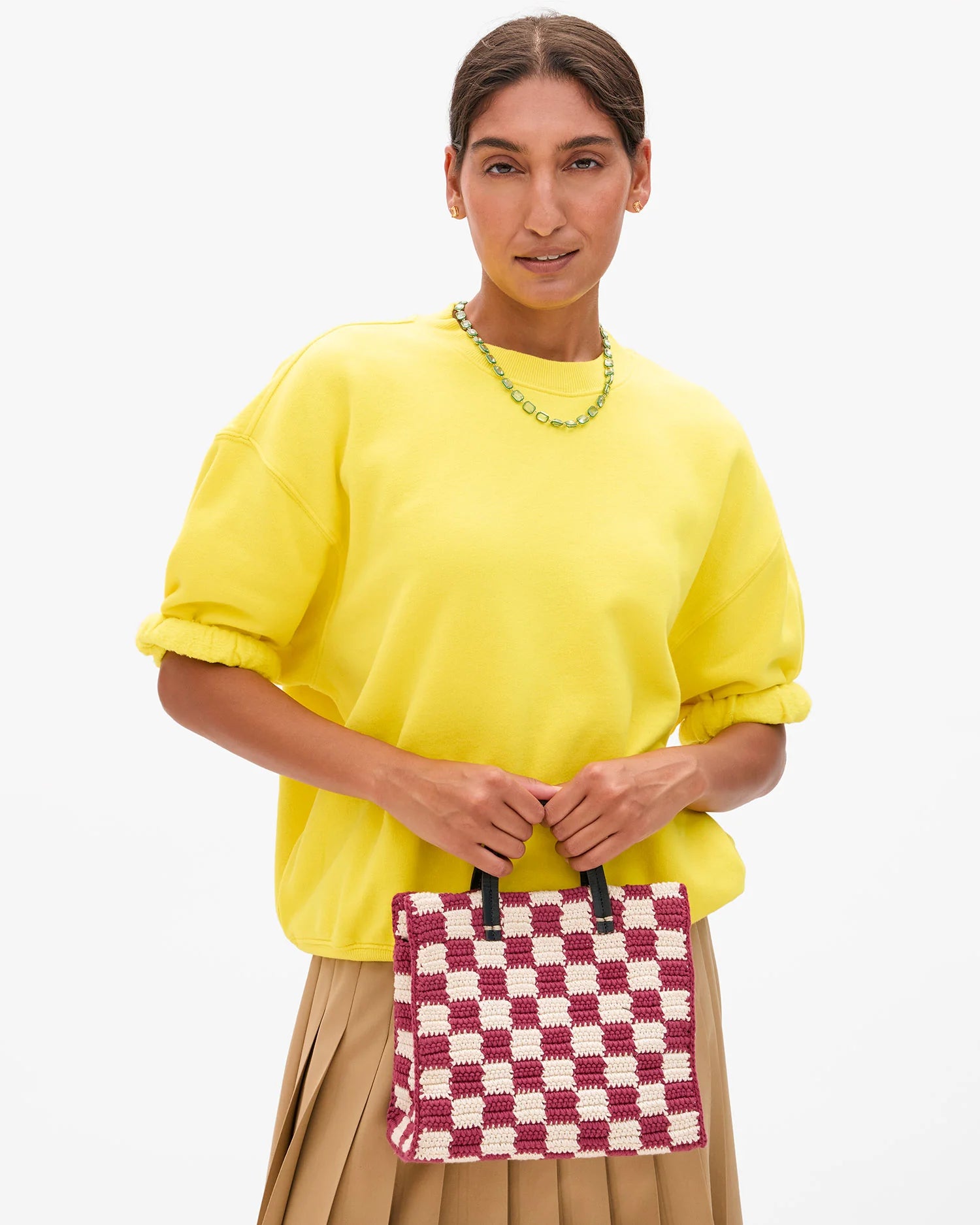 Clare V. Petit Summer Simple Tote CVH1000536-PLMCR-OS