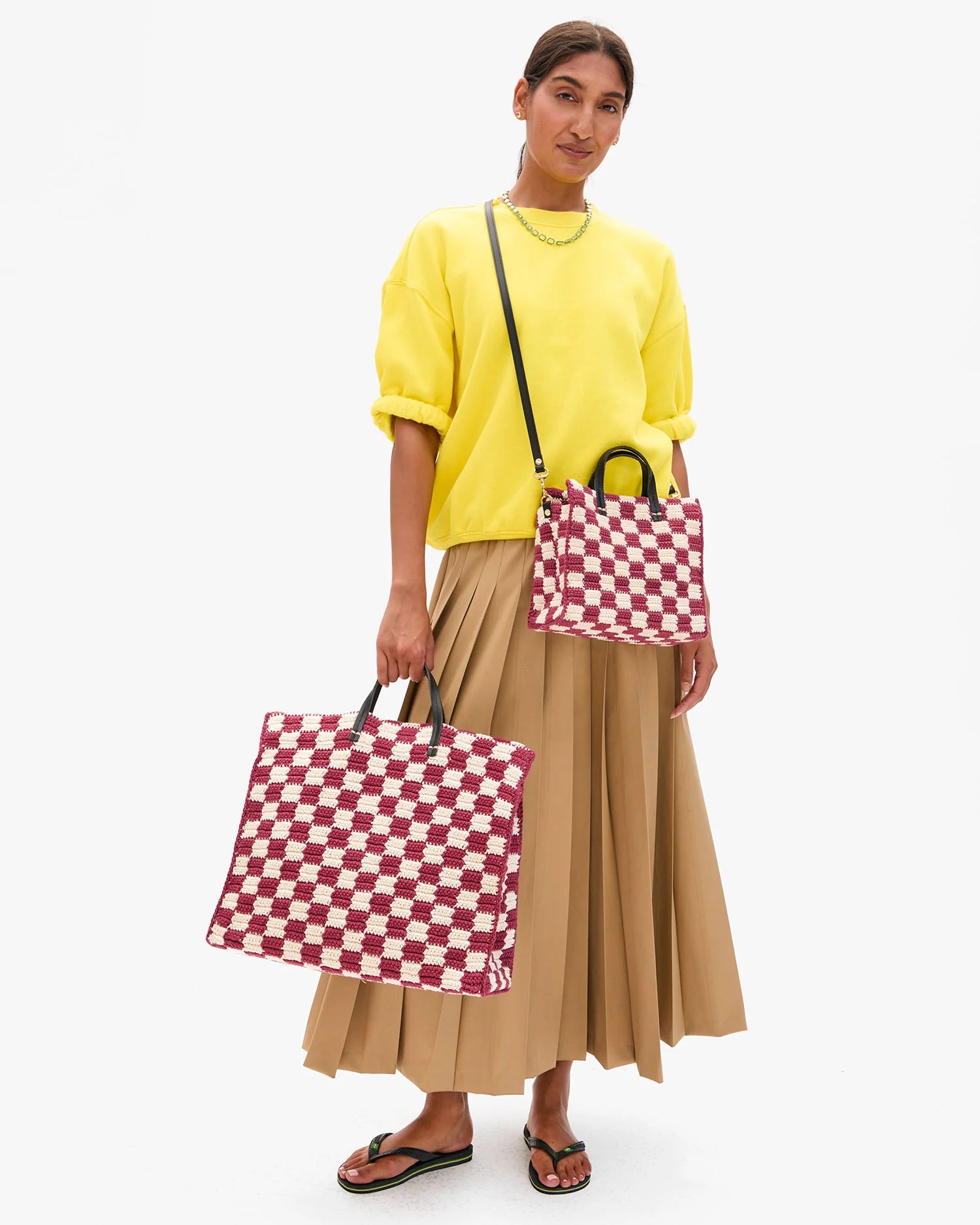 Clare V. Petit Summer Simple Tote CVH1000536-PLMCR-OS