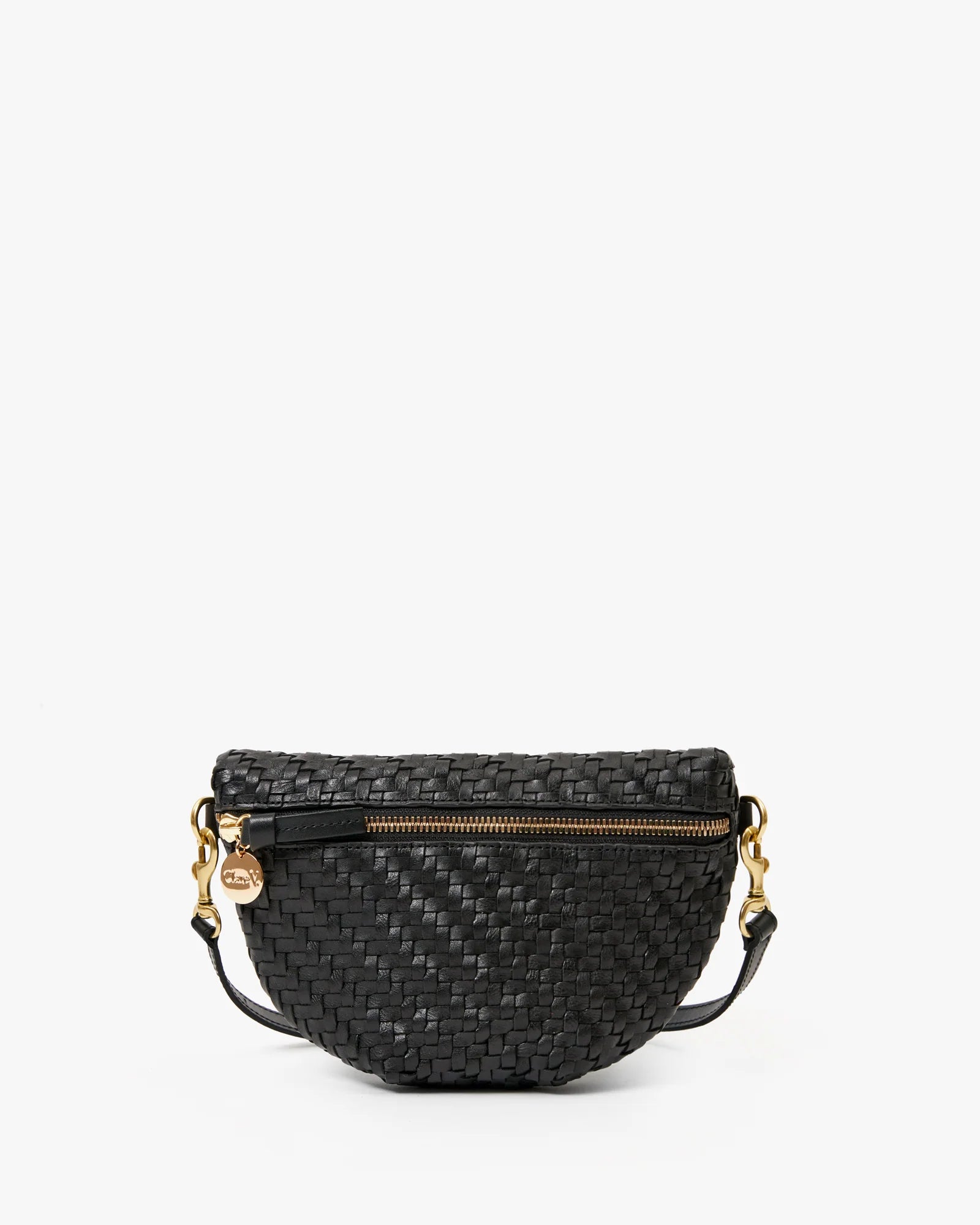 Clare V. Petite Fanny Woven Zig Zag HB-FP-FV-100006