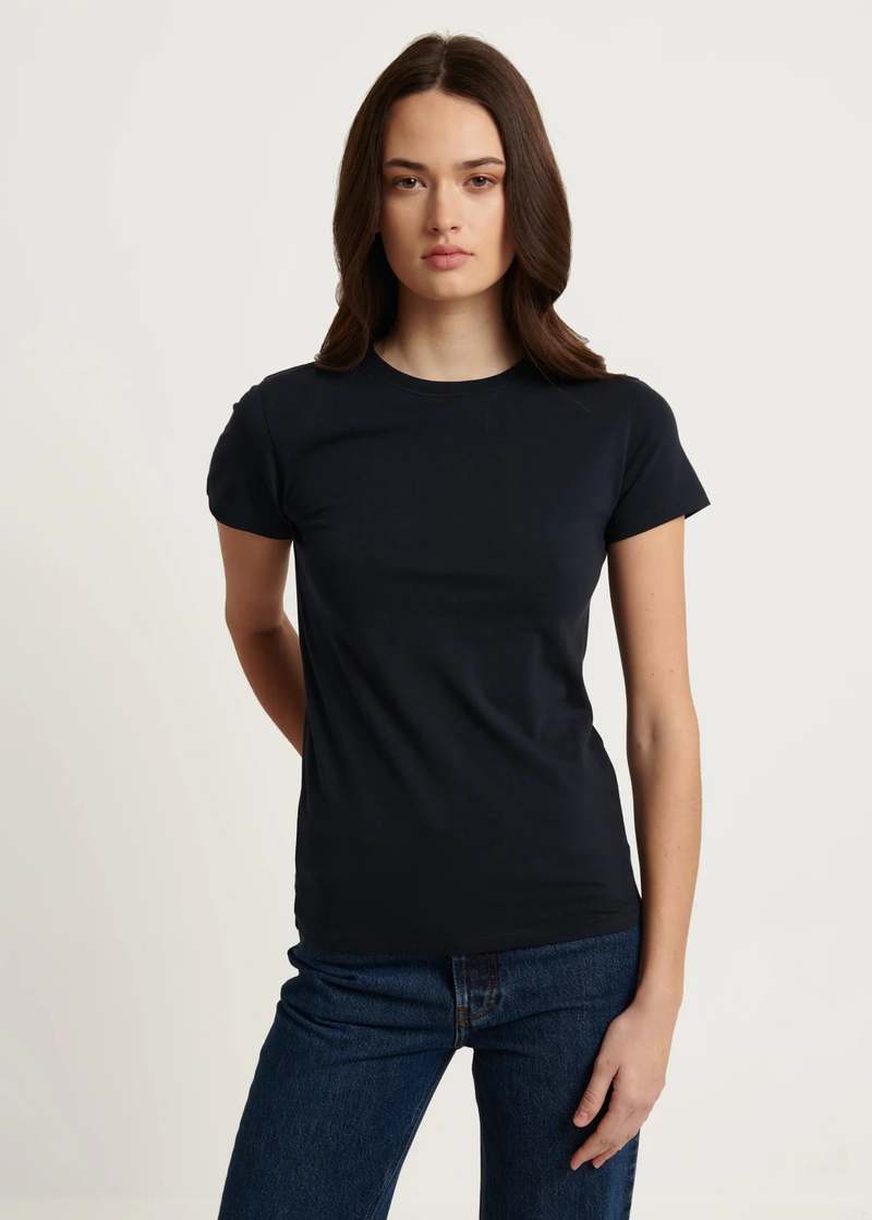 Patrick Assaraf Iconic Fitted Crew W95C03