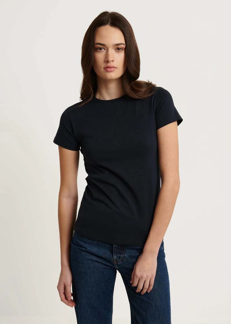 Patrick Assaraf Iconic Fitted Crew W95C03