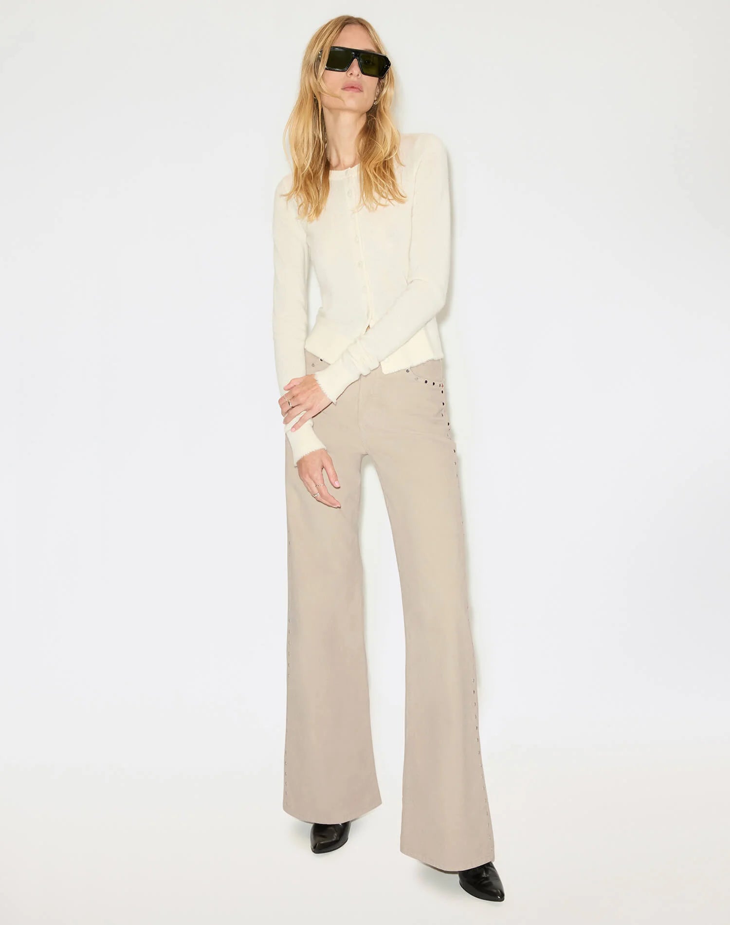RE/DONE Comfort Stretch Corduroy High Rise Wide Leg