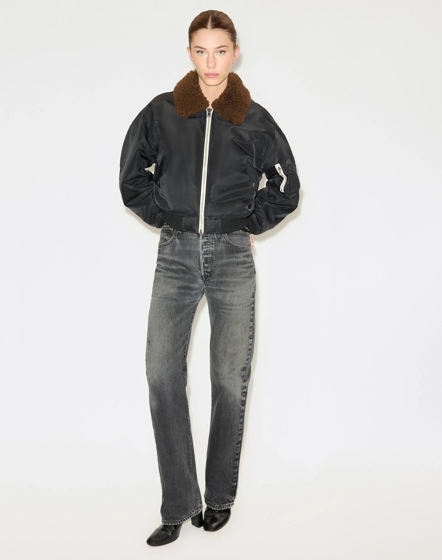 RE/DONE Shrunken Bomber 916-06WSHRBOM