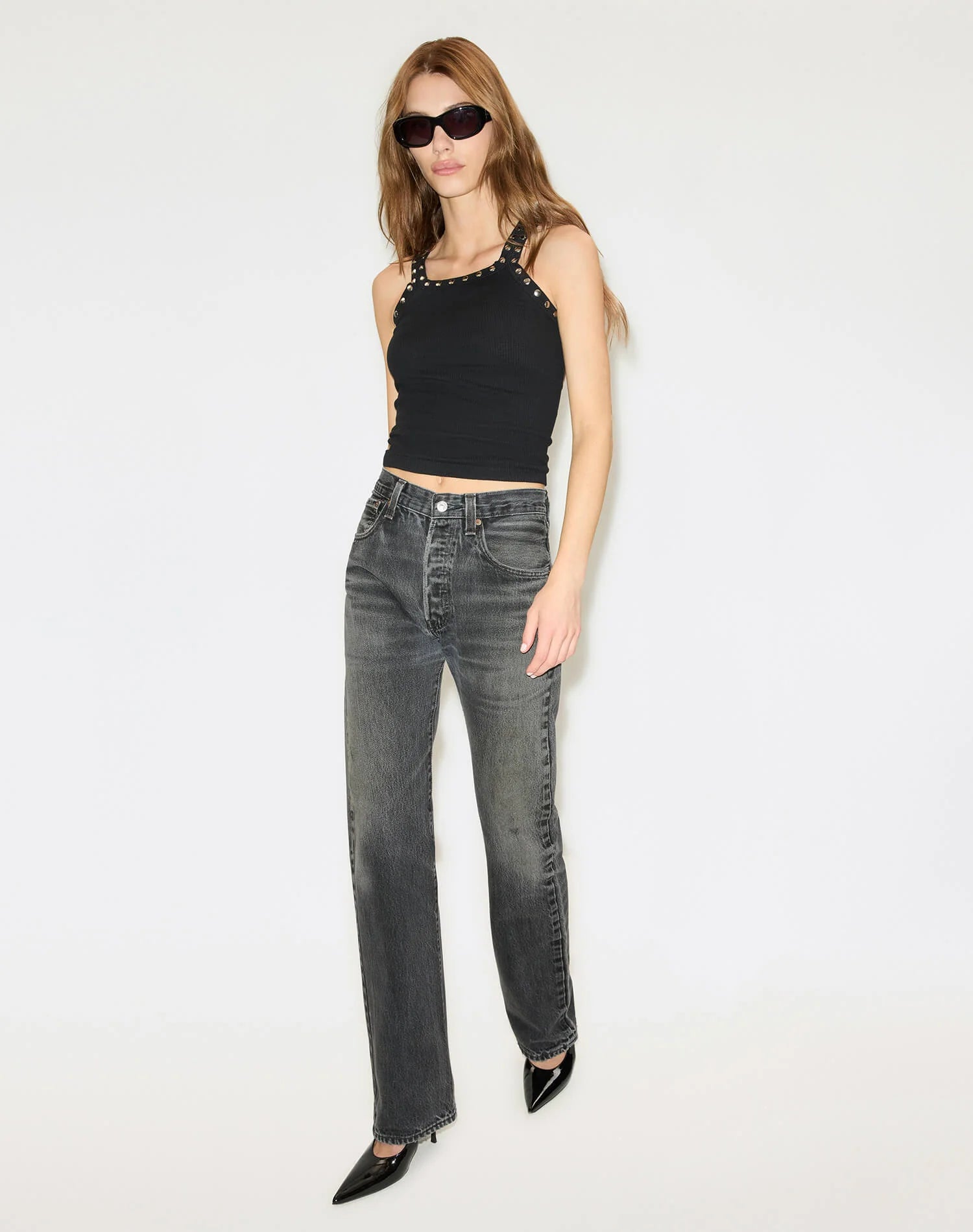 RE/DONE Studded Ribbed Tank 784-02WSTRBTK