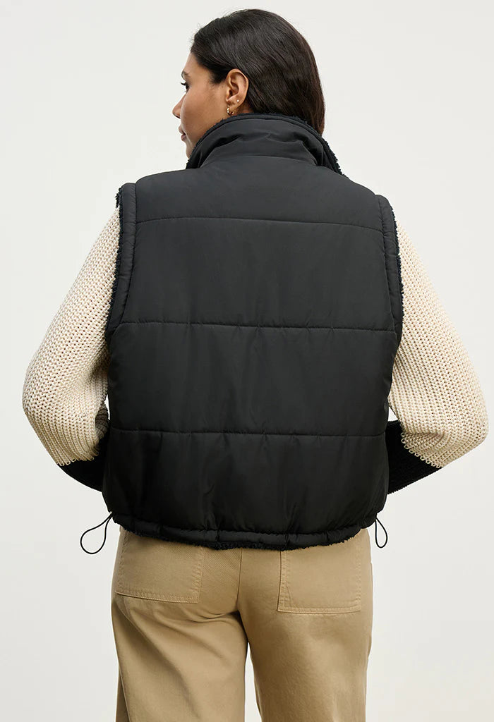 Velvet Cathy Reversible Sherpa Vest