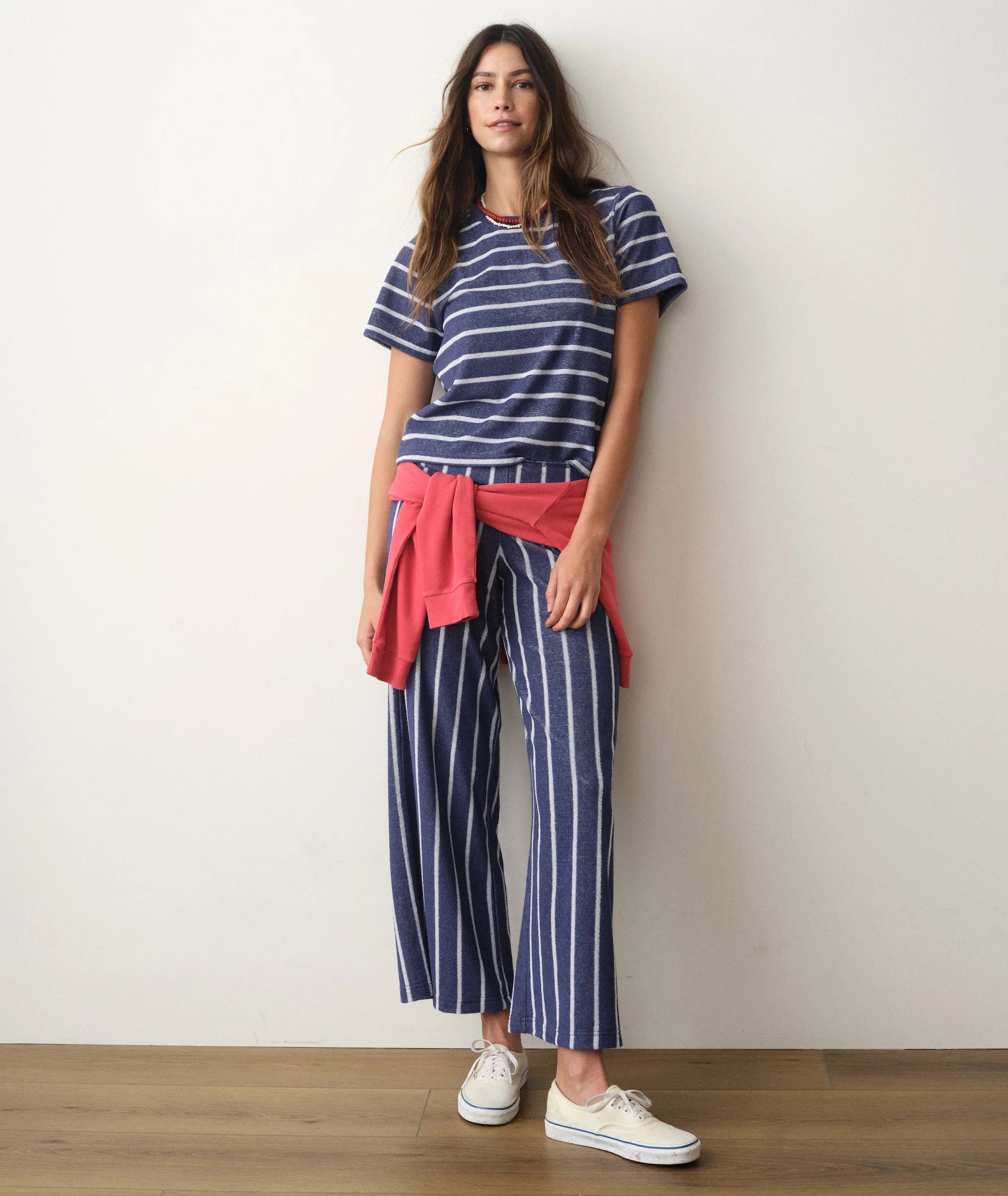 Marine Layer Beach Terry Wide Leg Pant