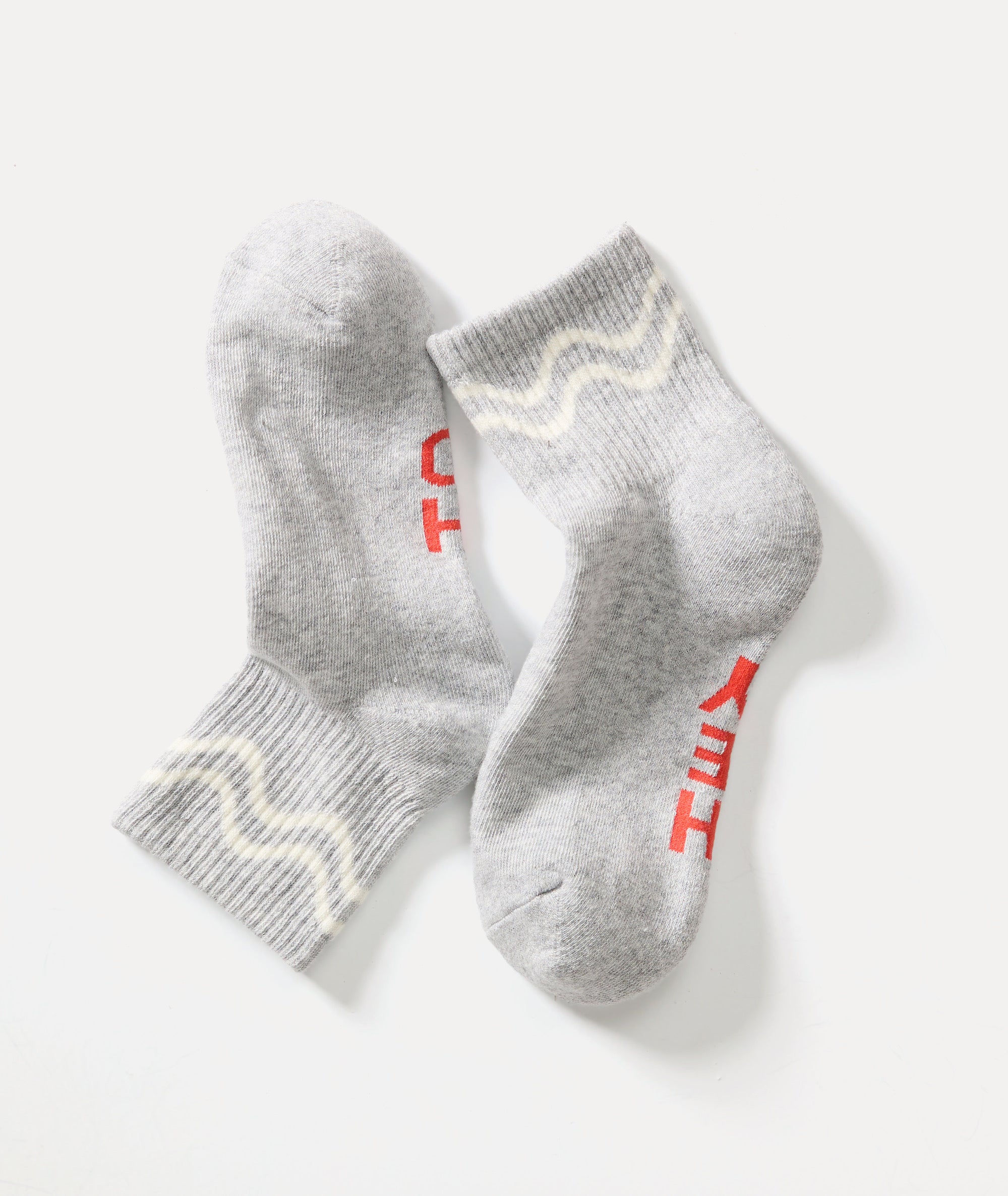 Marine Layer Quarter Crew Sock in Antique White