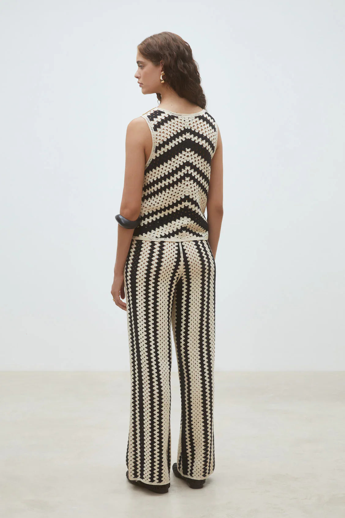 SUNCOO Pissaro Crochet Top