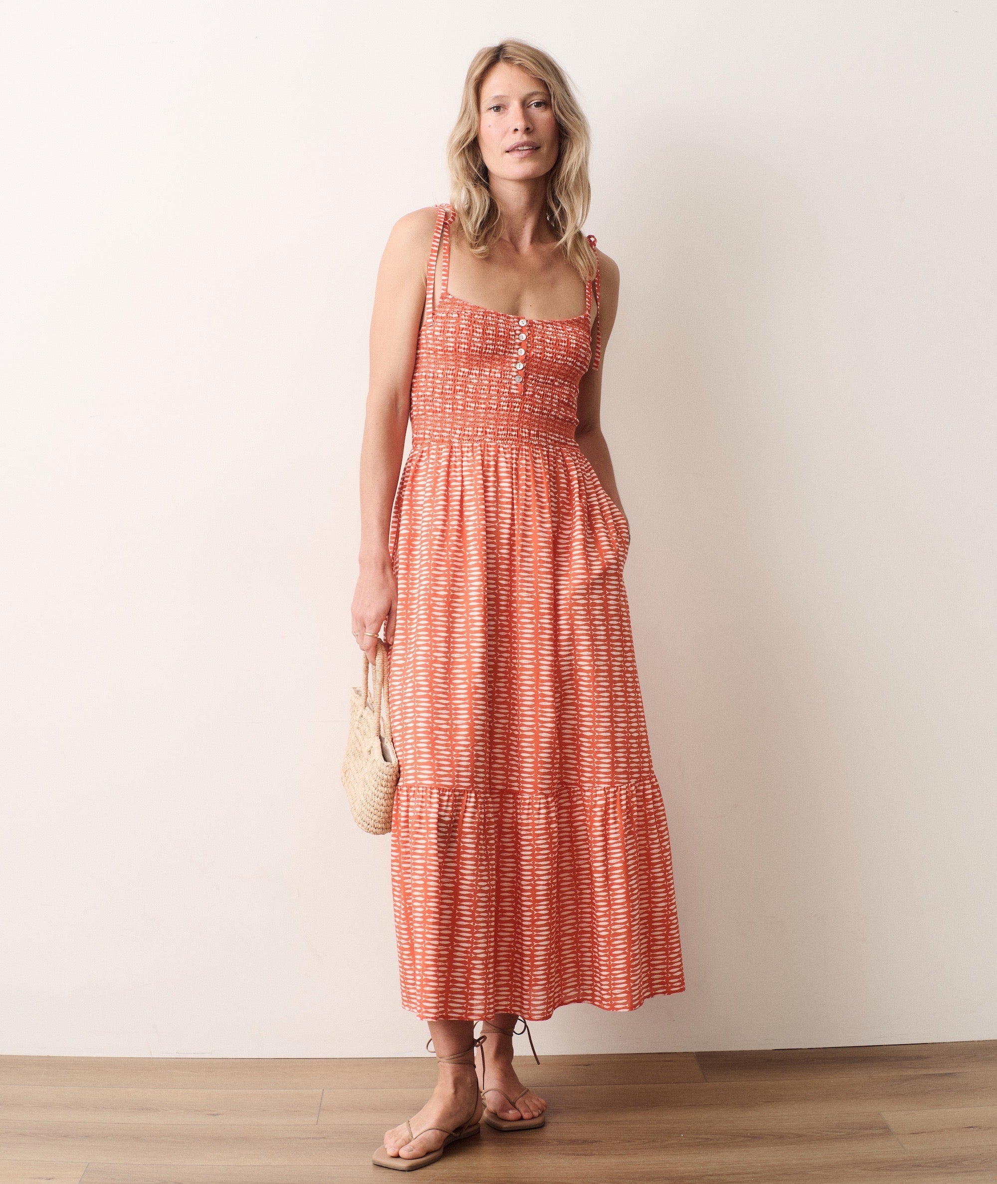 Marine Layer Carmen Smocked Dress