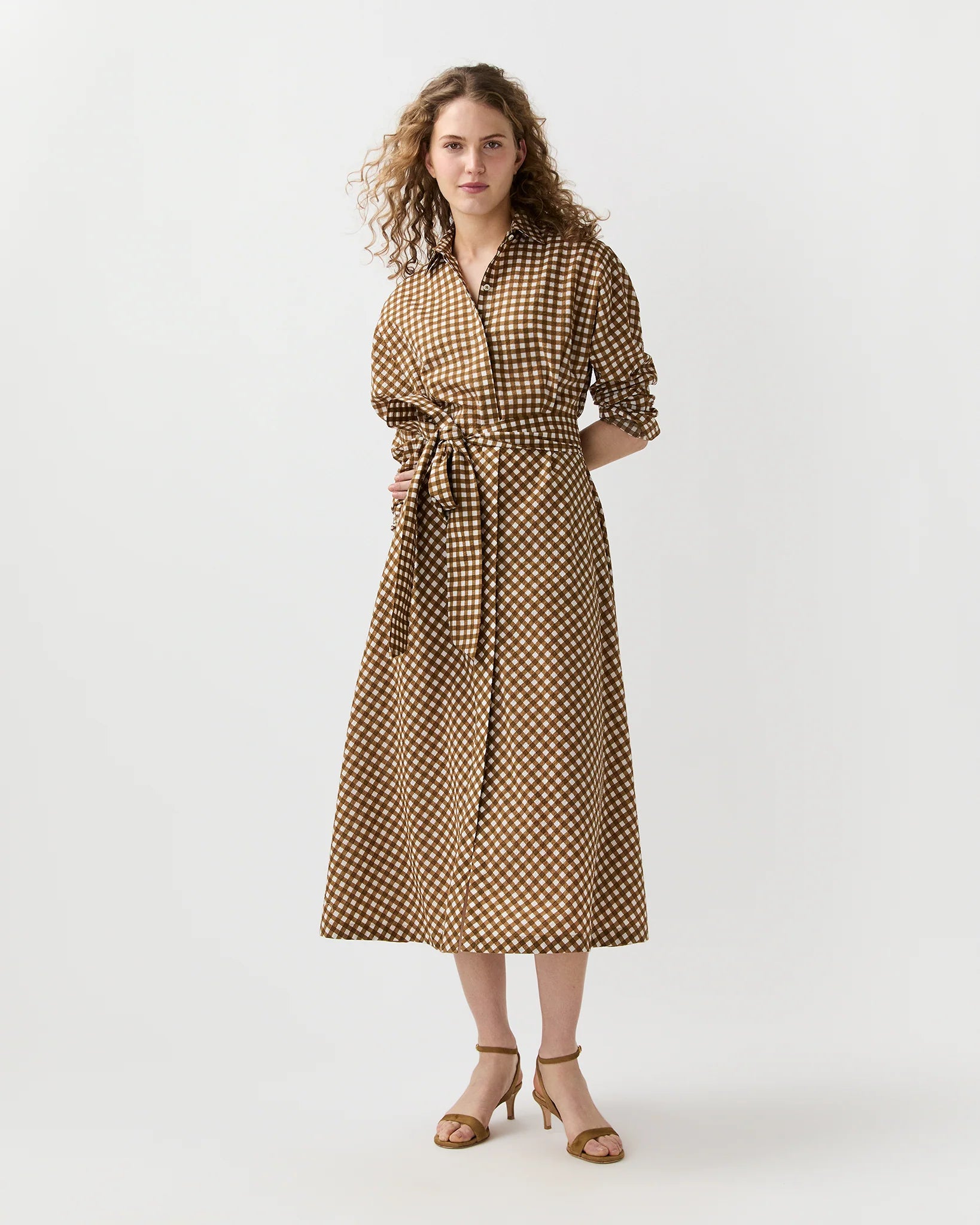 maxi shirtwaist dress Ann Mashburn Charlie Shirtwaist Dress
