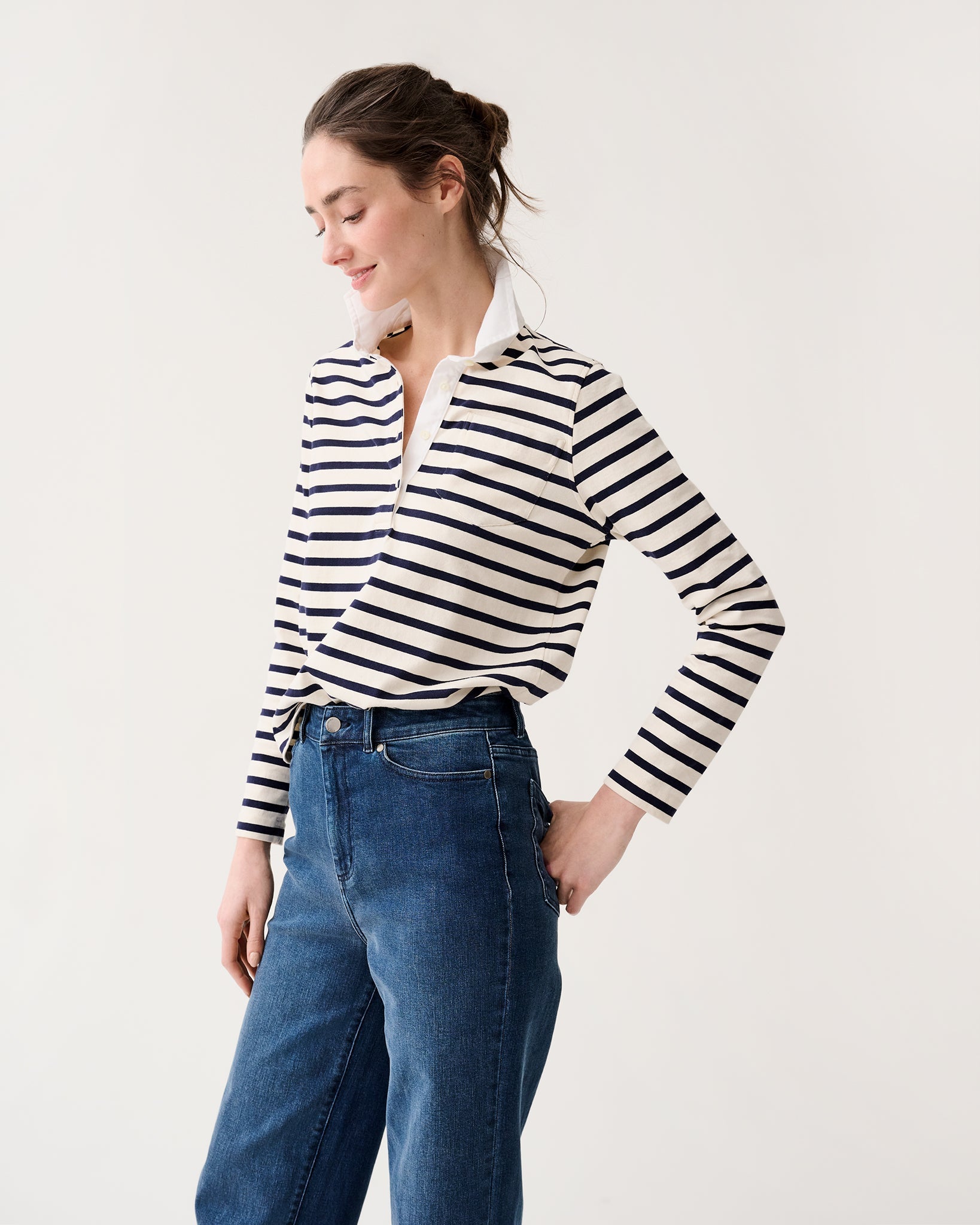 Ann Mashburn Franny Rugby Polo