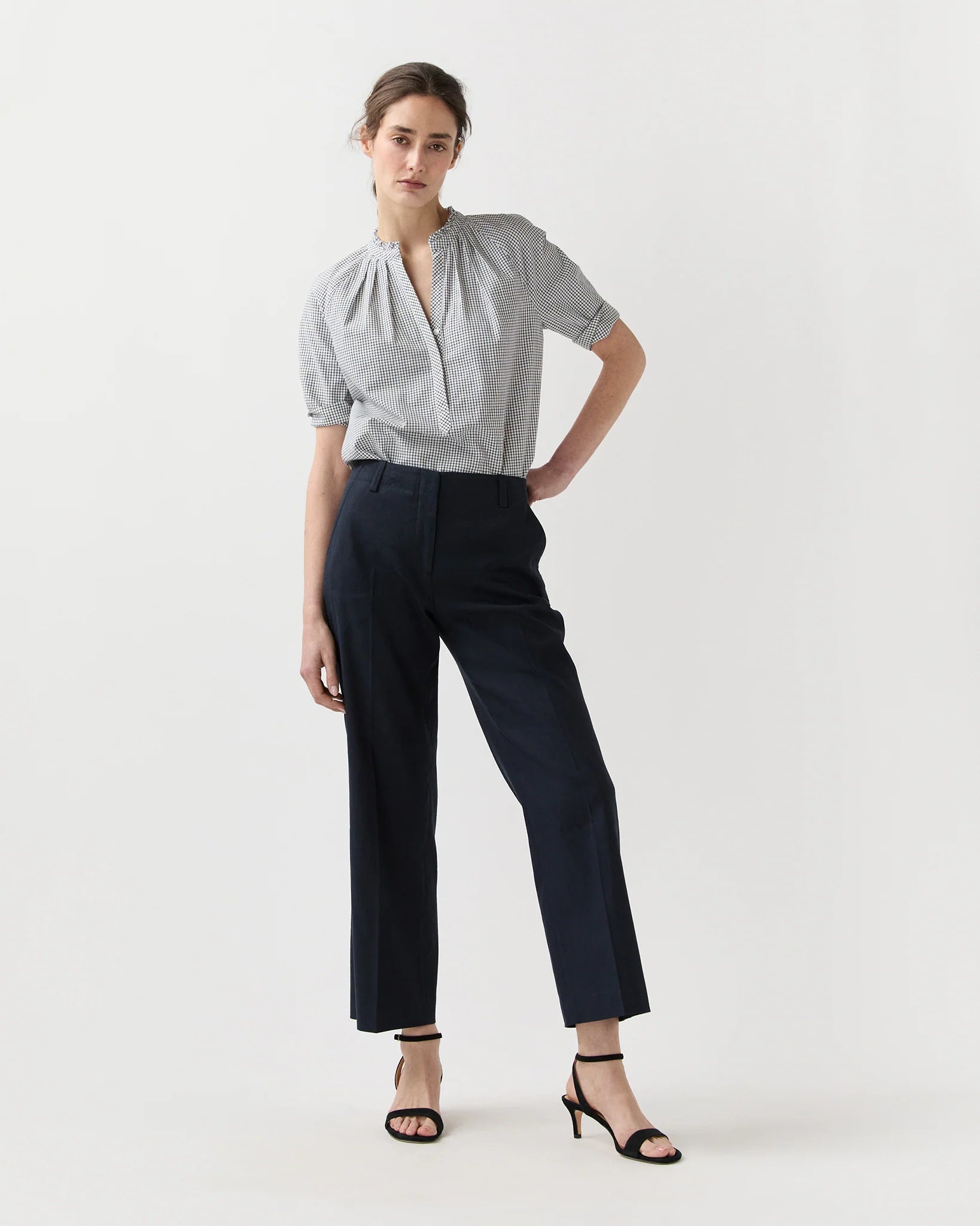 Ann Mashburn Sage Blouse