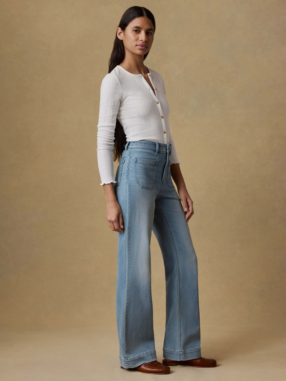 Faherty Stretch Terry Patch Pocket Pant - Eastern Shore Wash