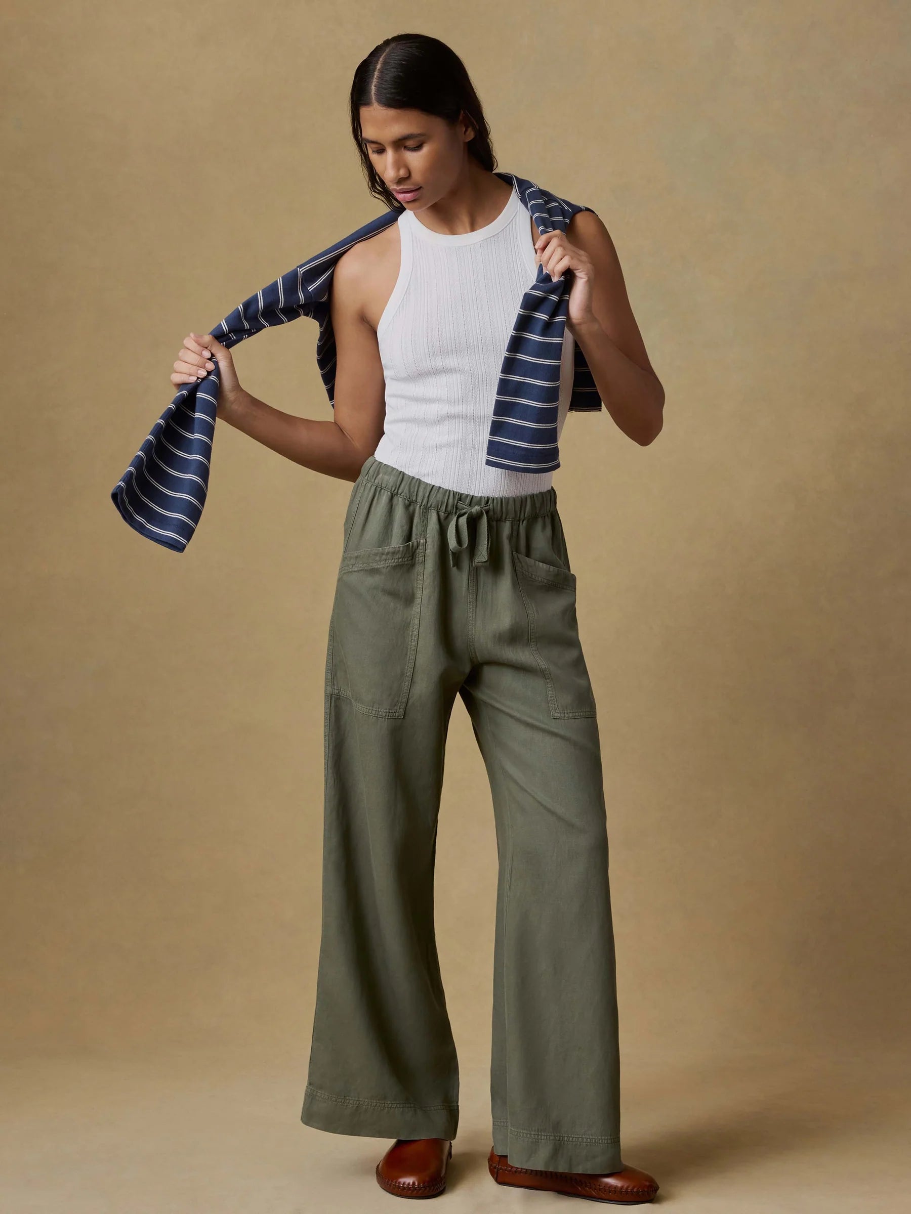 Faherty Topanga Drape Pant