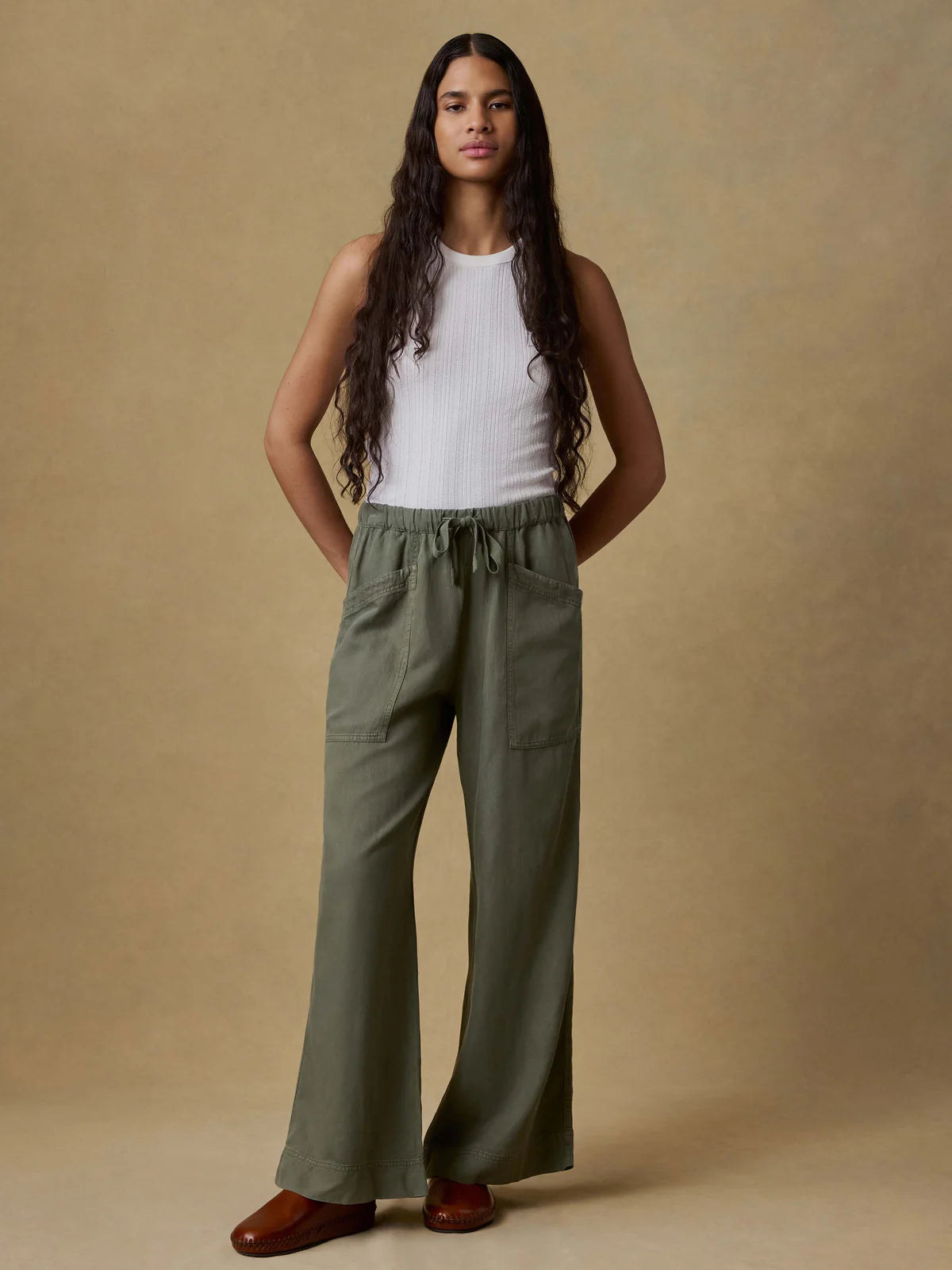 Faherty Topanga Drape Pant