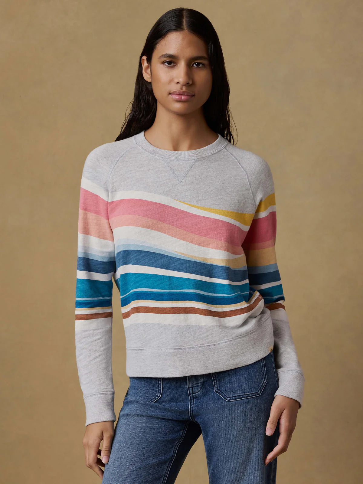 Faherty Sunwashed Organic Crewneck