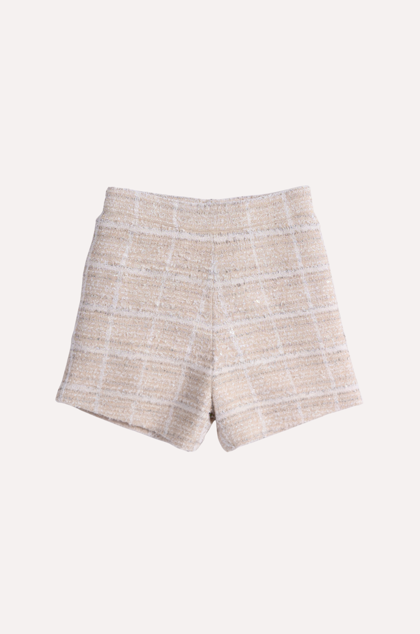 Minnie Rose Viscose Tweed Shorts
