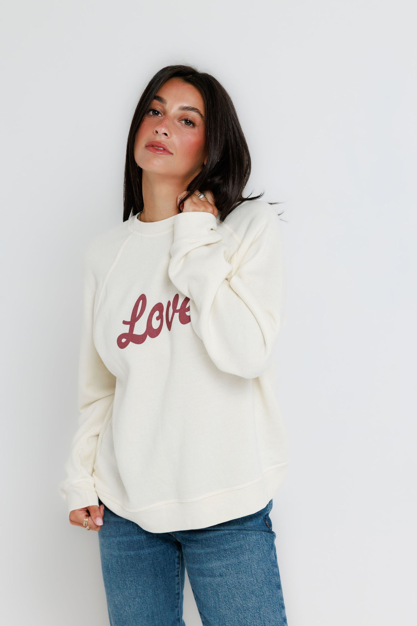 Sunny Somewhere Lover Raglan Crew