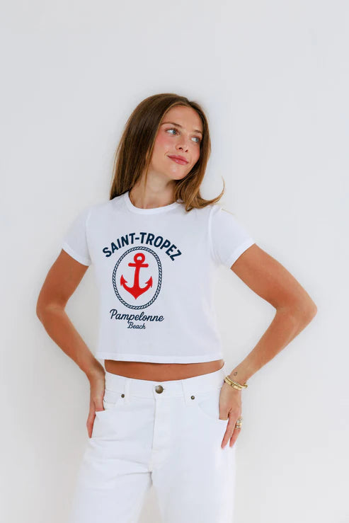 Sunny Somwhere Saint Tropez Pampelonne Tiny Tee