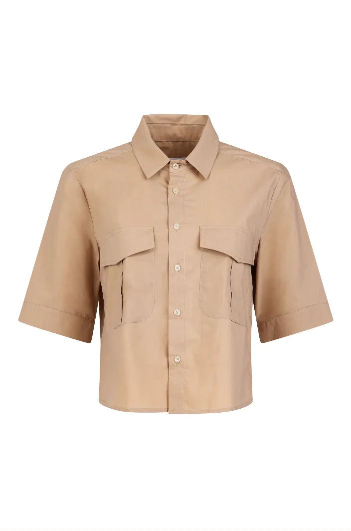 Cissa Safari Shirt Paper Cotton