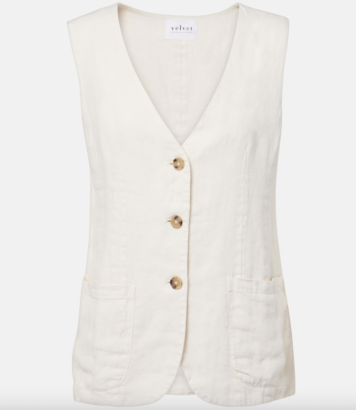 Velvet Acie Linen Vest