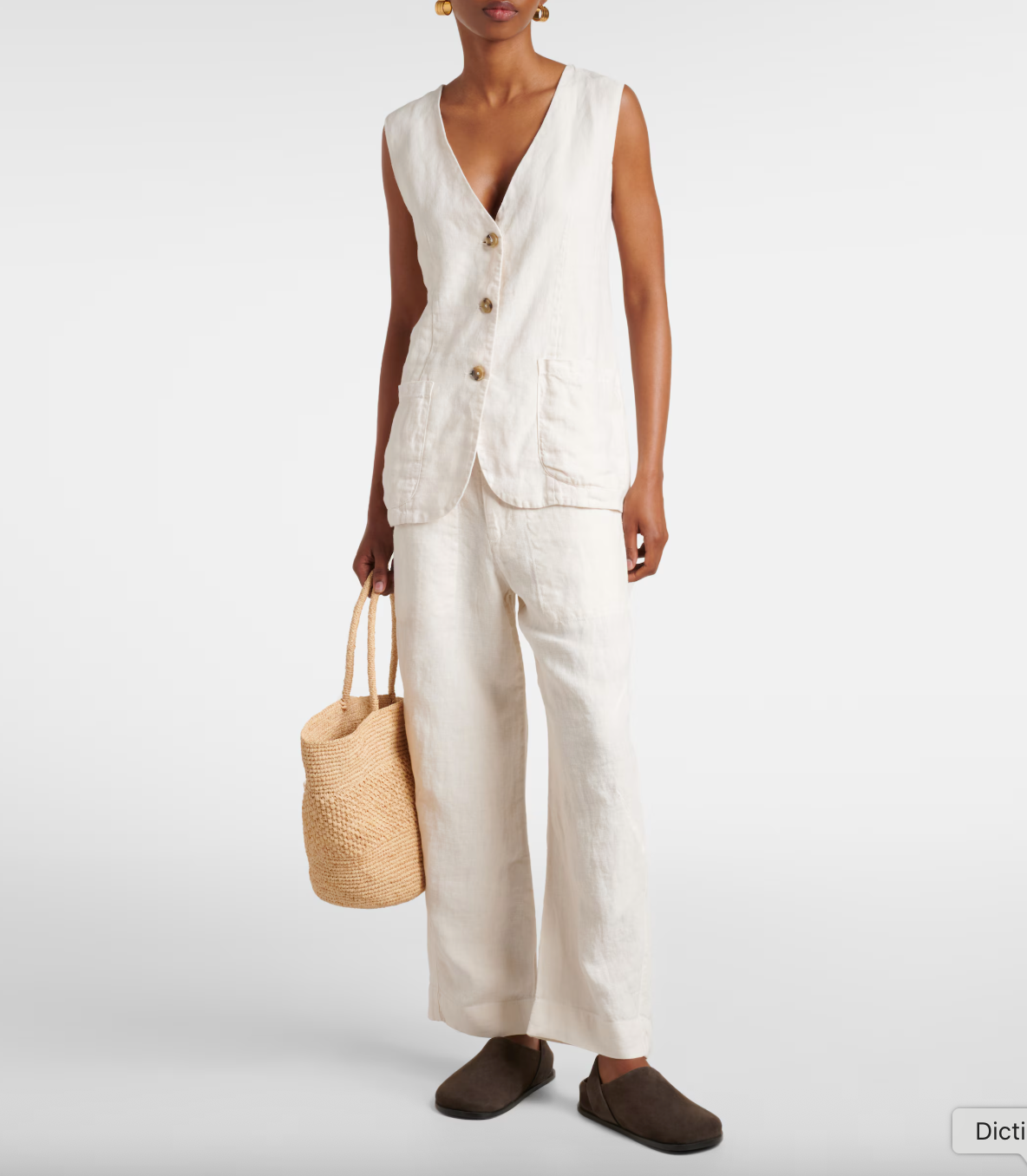 Velvet Acie Linen Vest