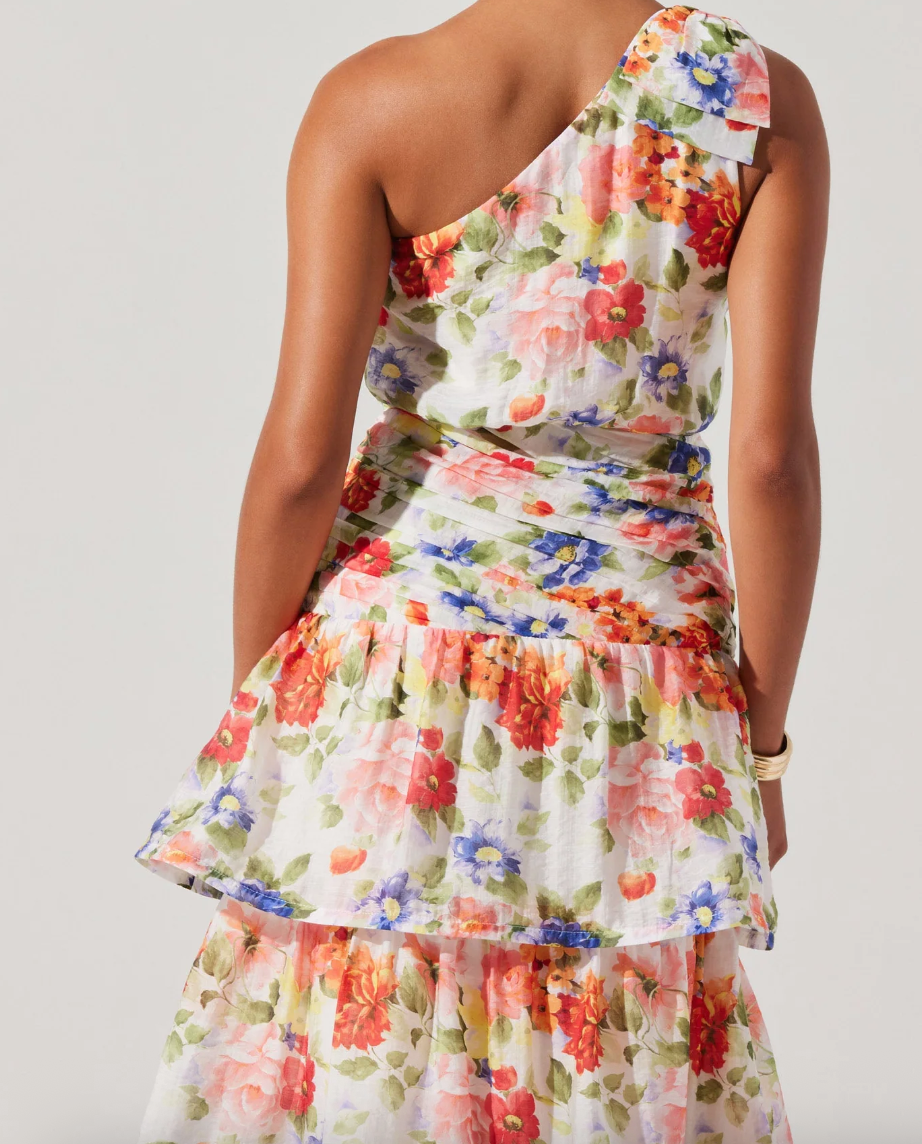 ASTR the Label Natali One Shoulder Maxi Dress