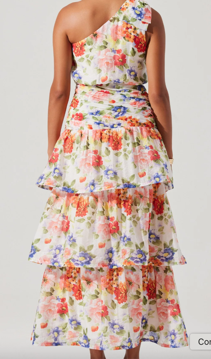 ASTR the Label Natali One Shoulder Maxi Dress