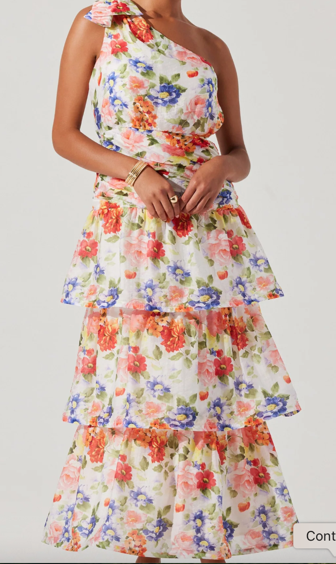 ASTR the Label Natali One Shoulder Maxi Dress