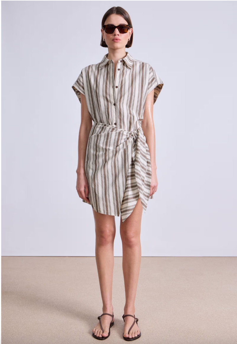 Apiece Apart San Vito Sarong - Coffee + Cream