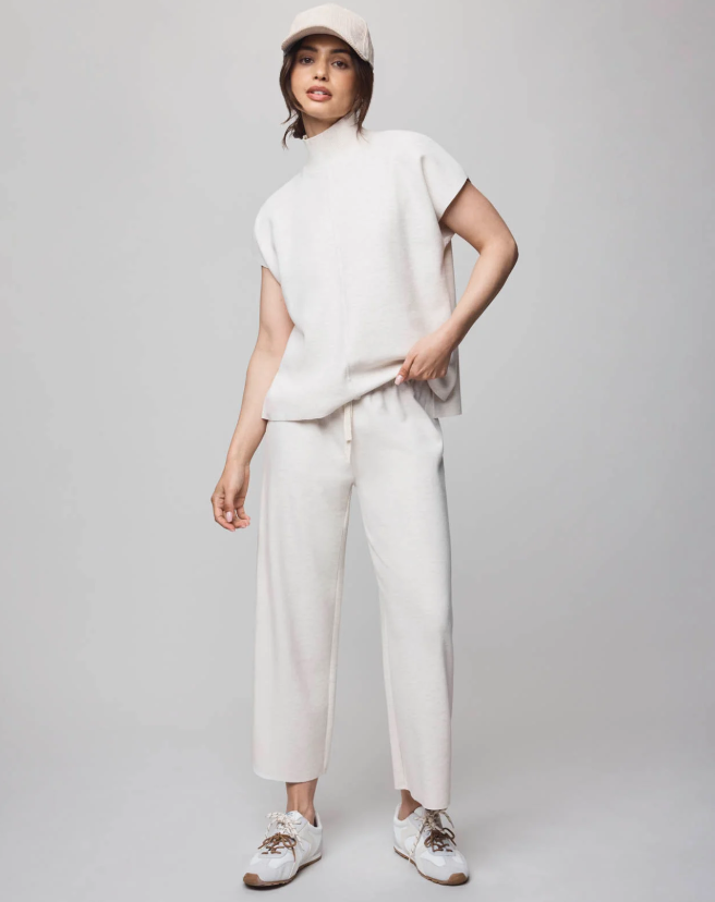 Splendid Winslow Mockneck Pullover in Pale Oak Heather RF4K150