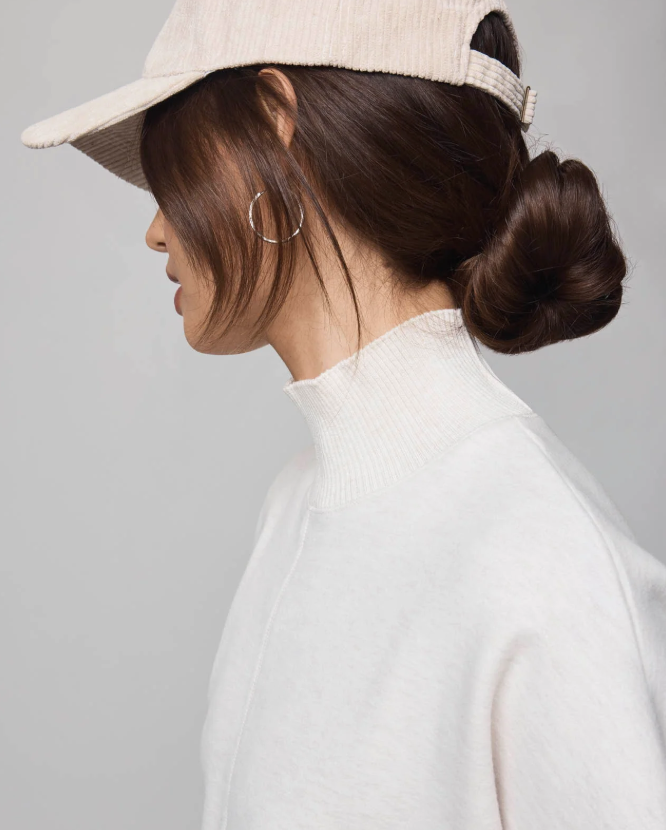 Splendid Winslow Mockneck Pullover in Pale Oak Heather RF4K150