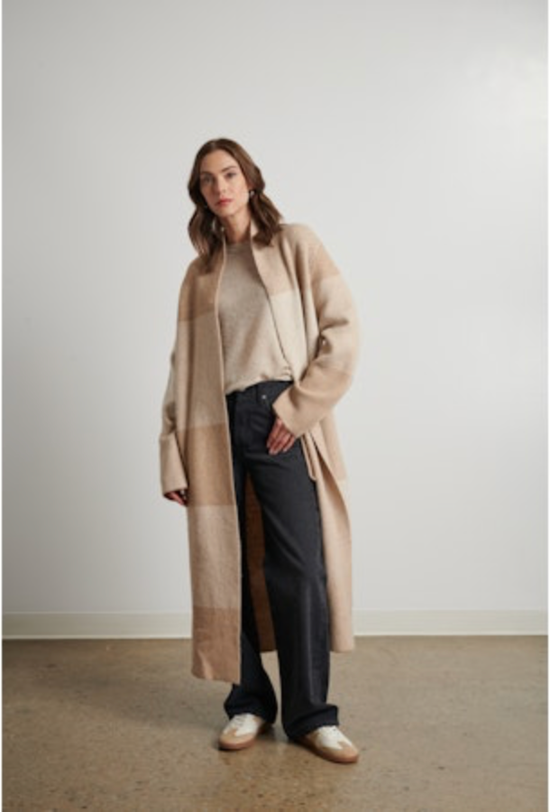 Line the Label Harlowe Sweater Coat