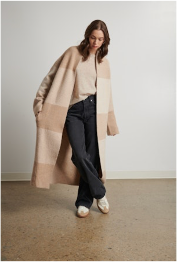Line the Label Harlowe Sweater Coat