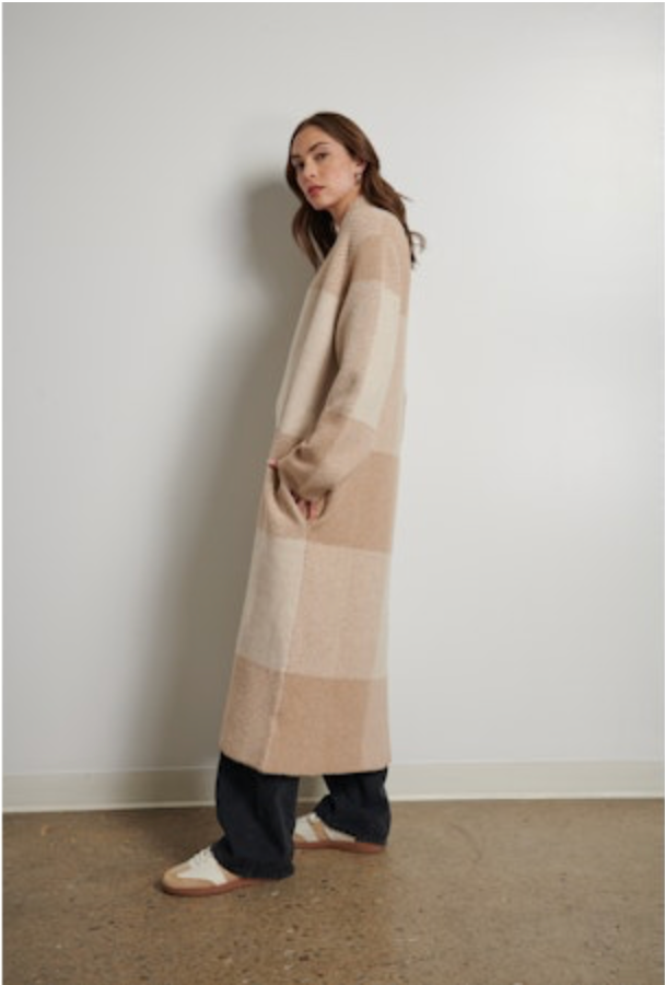Line the Label Harlowe Sweater Coat