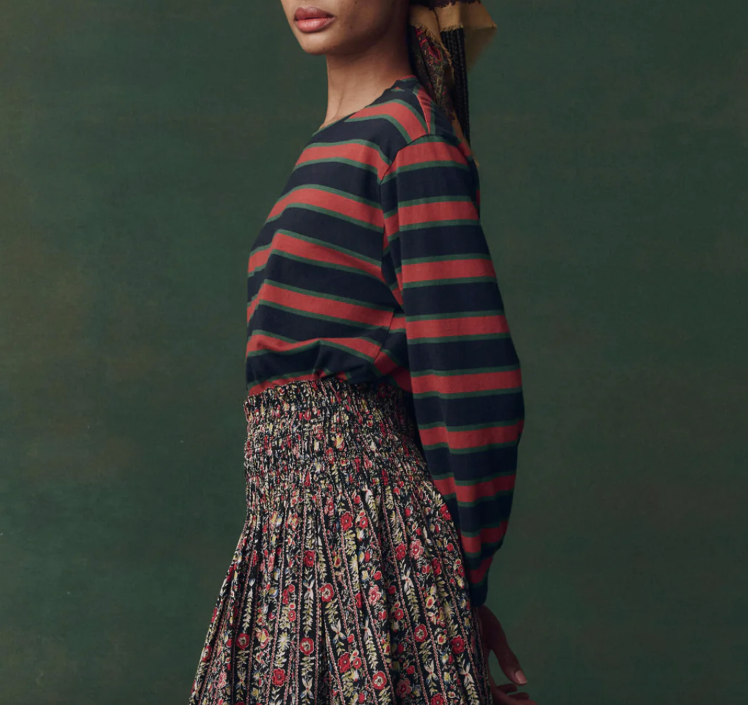 The Great The Campus Crew in Navy Bridle Stripe